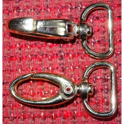 Karabinek, karabińczyk K-45 do 23mm złoty (id: 1747)